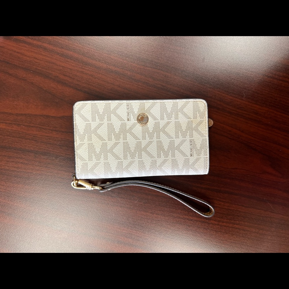 Michael Kors wallet with phone pocket (authentic)